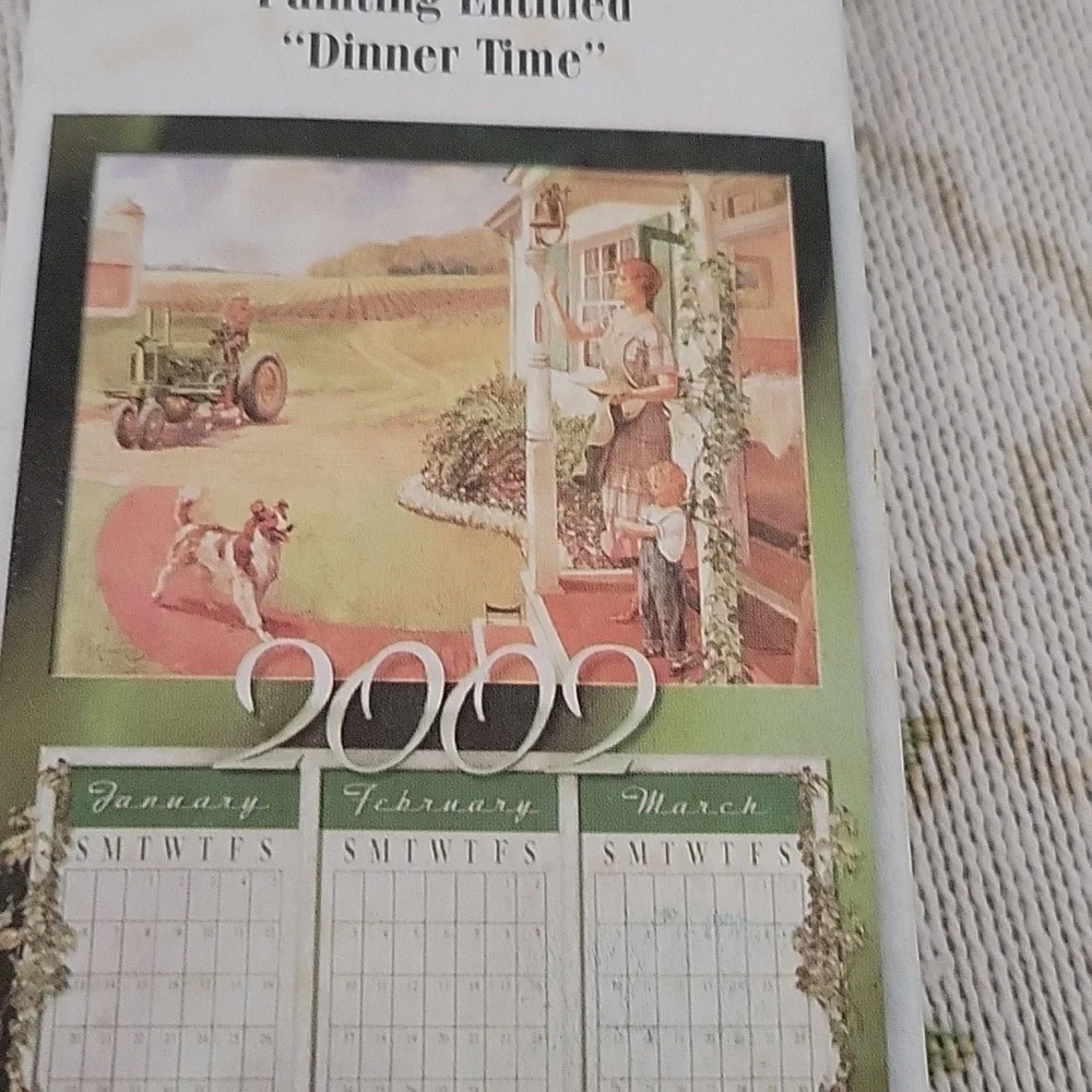 John Deere Green Wall Calendar